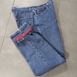 L.L. Bean Flannel Lined Denim Jeans Women's 12